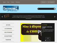 Tablet Screenshot of correncon-en-vercors.fr